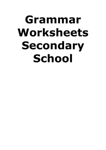 grammar-worksheets-secondary