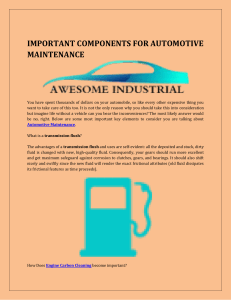 IMPORTANT COMPONENTS FOR AUTOMOTIVE MAINTENANCE-converted