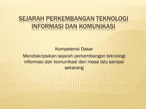 01-Sejarah Perkembangan TIK