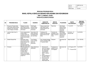 Rencana Program Kerja