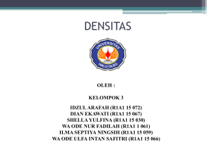 Densitas: Jenis Batuan dan Hubungannya