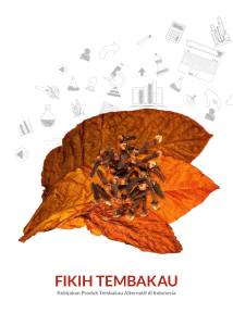 Fiqih Tembakau  Kebijakan Produk Tembakau Alternatif di Indonesia - [PDF]