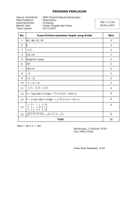 1. PEDOMAN PENILAIAN MATEMATIKA XI