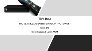 TiVO-Case Study