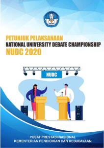 Petunjuk Pelaksanaan NUDC 2020