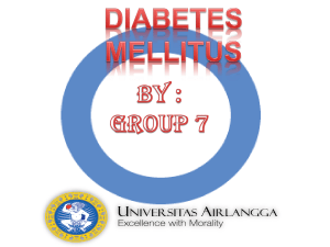 DIABETES MELLITUS (1)