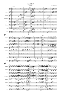 Mars PDBI - Score and parts