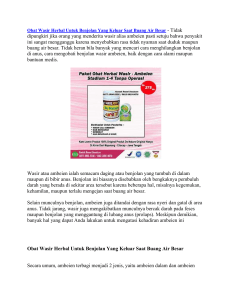 Obat Wasir Herbal Untuk Benjolan Yang Keluar Saat Buang Air Besar