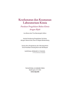 Chemical Laboratory Safety and Security IND