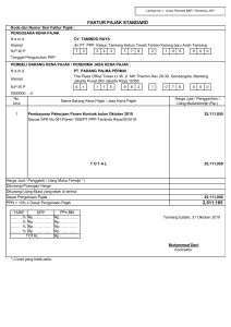 BAPP I Okt'19 SPK Panen Kontrak Divisi-1 TME - CV. Tamindo Raya