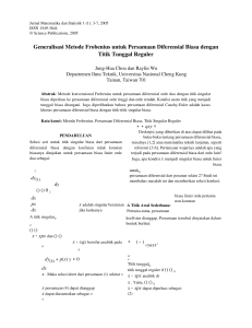 Translated copy of A Generalization of the Frobenius Method for Ordinary Differential Equations