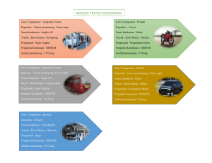 TRAYEK KENDARAAN masa kini