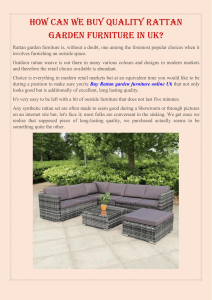 How can we Buy Quality Rattan Garden Furniture in UK
