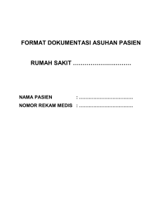 FORM DOKUMENTASI KEPERAWATAN PASIEN GABUNG