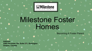 Foster Parenting In Ontario Milestone Foster Homes