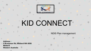 NDIS Plan management Kid Connect