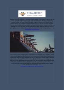 how long does it take to ship from China to USA