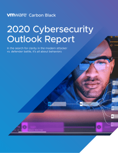 2020 Cybersecurity Outlook Report Carbon Black