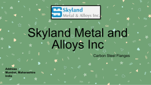 Carbon steel pipe fittings Skyland Metal and Alloys Inc