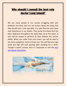 Why should I consult the best vein doctor Long Island?