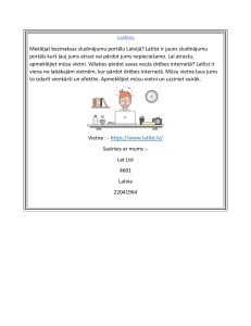 Ievietot sludinājumu Latvijā  Latlist.lv