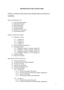 Format Penelitian Kuantitatif dan Kualitatif 