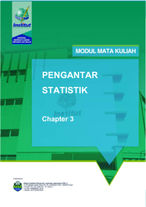 Modul 3 - Pengantar Statistik