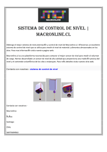 Sistema de control de nivel | Macronline.cl