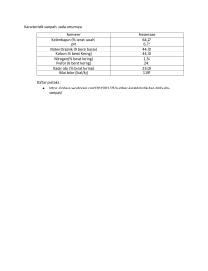 General Waste Characteristics: Moisture, pH, Organic Matter