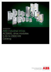 ACS800drivemodules catalogEN REVK