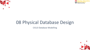 08 Physical Database Design-VRE
