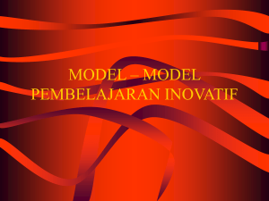 1.04 Model Pembelajaran Inovatif