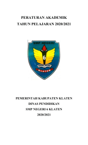 Peraturan-Akademik-SMP-N-6 Klaten
