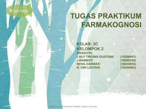 ppt praktikum farmakognosi