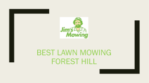Best Lawn Mowing Forest Hill