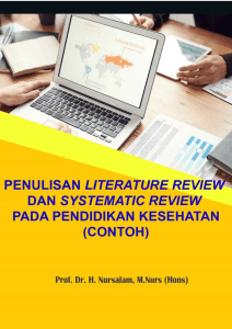 Penulisan Literature Review dan Systematic review