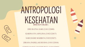ANTROPOLOGI KESEHATAN KEL 5