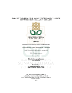 Gaya Kepemimpinan Kiai dalam Pengembangan Pondok Pesantren Bumi Shalawat