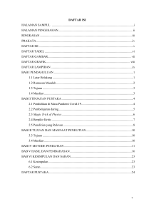 5. daftar isi