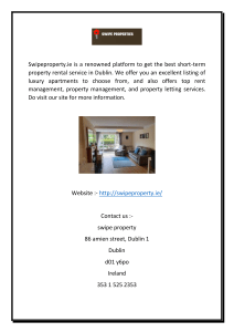 Short Term Property Rental  Swipeproperty.ie