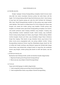 Laporan Geologi Karangsambung: Analisis Batuan dan Morfologi