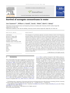 2009 Survival of surrogate coronaviruses in water.pdf