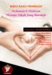 Buku Saku Pranikah
