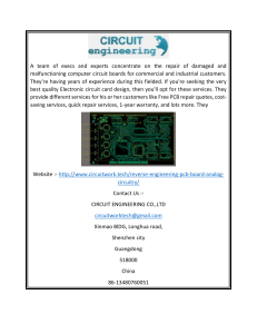 Professional Reverse Engineering PCB  Circuit Engineering Co. Ltd