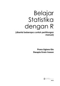 Belajar Statistika dengan R