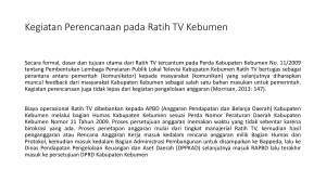 Manajemen Media Raih TV Kebumen fix