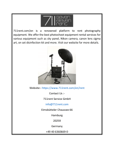 Rent Photography Equipment  711rent.comen (1)
