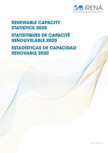 IRENA RE Capacity Statistics 2020