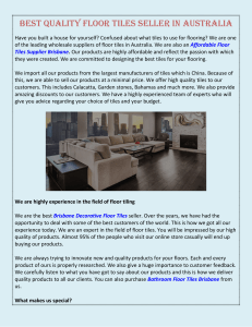 Best Quality Floor Tiles Seller in Australia