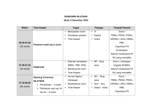Rundown Silatnas NUMSA 2020